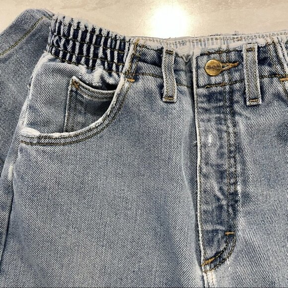 Vintage LL Bean High Waisted Jeans Sz 4P XS Light Denim Double L Comfort Waist - Picture 3 of 13